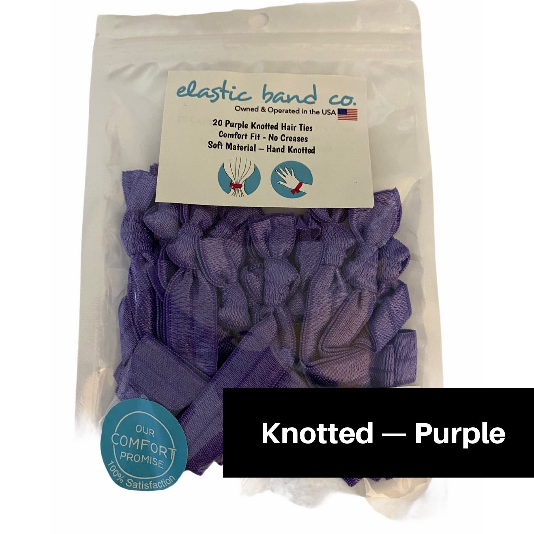 Solid Hair Tie Packs - Elastic Band Co.