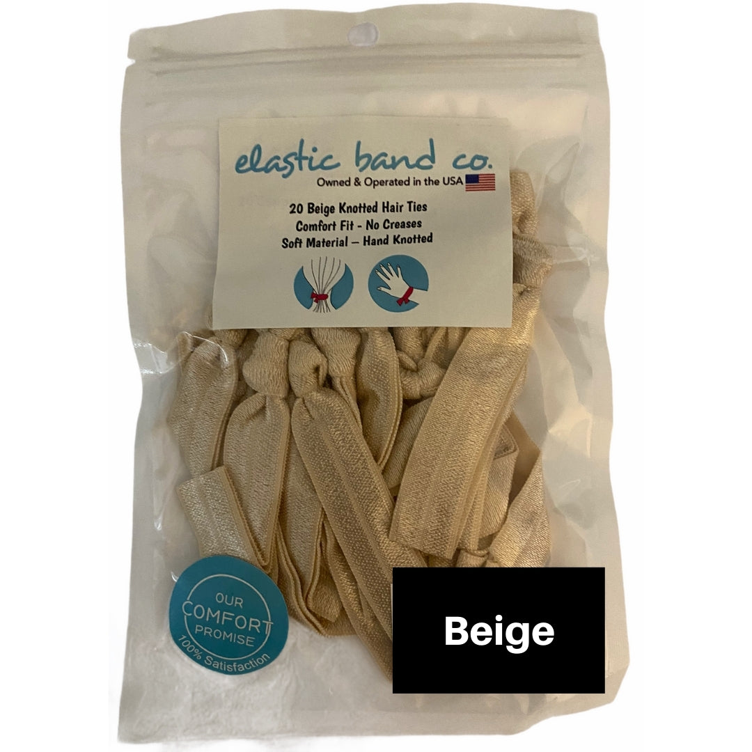 Solid Hair Tie Packs - Elastic Band Co.
