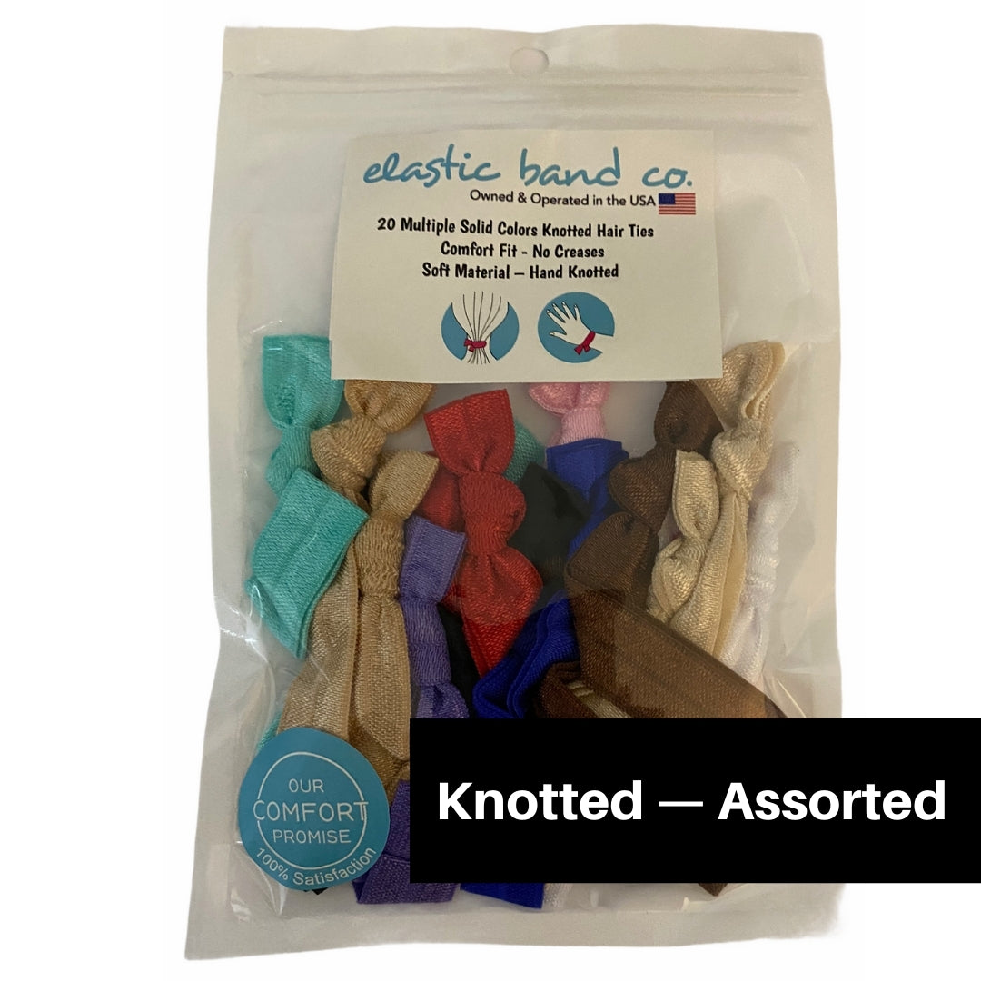 Solid Hair Tie Packs - Elastic Band Co.