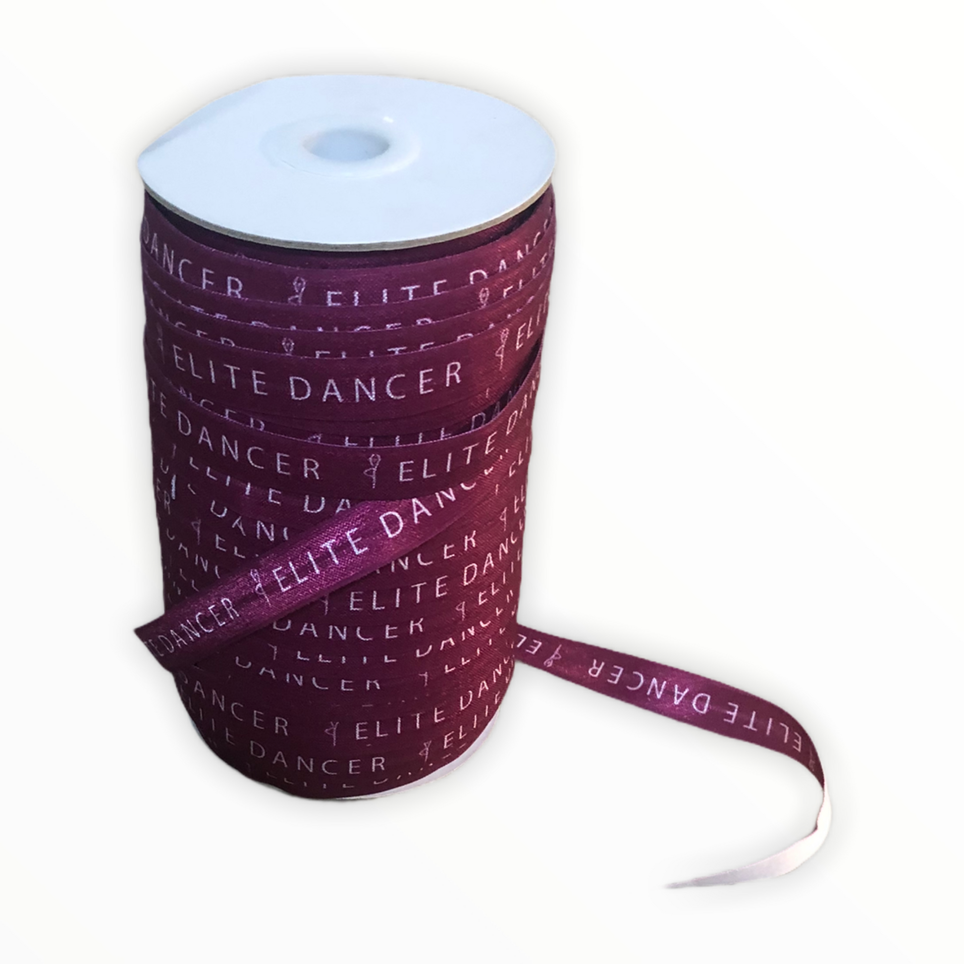 Custom Printed Fold Over Elastic by the Roll - Elastic Band Co.